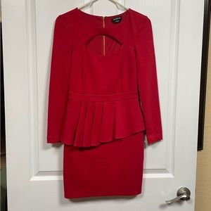 LIKE NEW Bebe Longsleeve mini dress